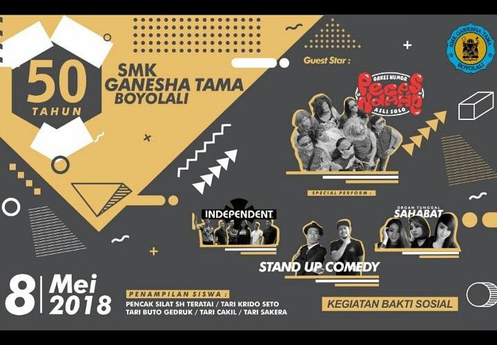 50th Anniversary SMK Ganesha Tama Boyolali