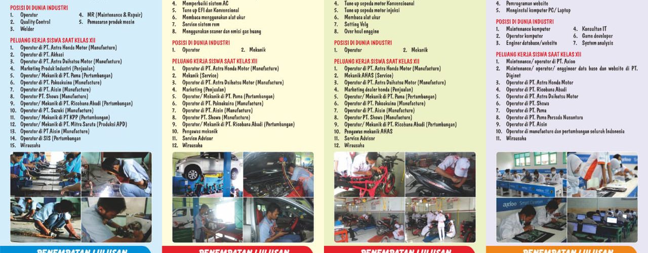 Brosur Penerimaan Peserta Didik Baru SMK Ganesha Tama Boyolali tahun 2019