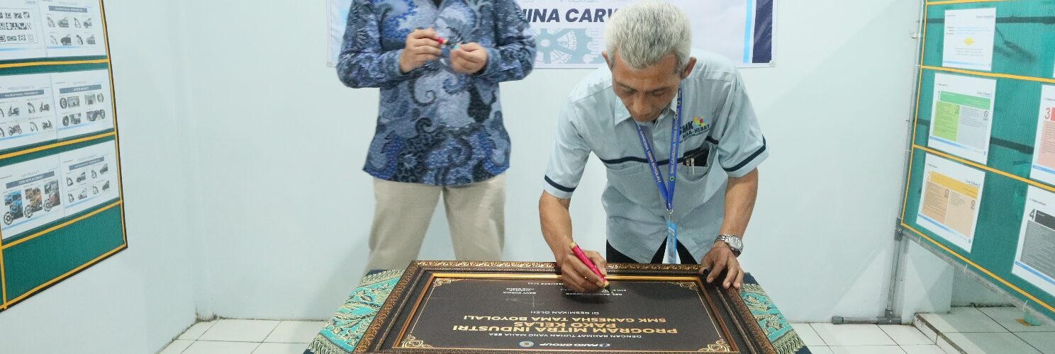 LAUNCHING PAKO CLASS, Program Keahlian Teknik Mesin SMK GANESHA TAMA BOYOLALI Bersama Dunia Industri PAKO GROP.