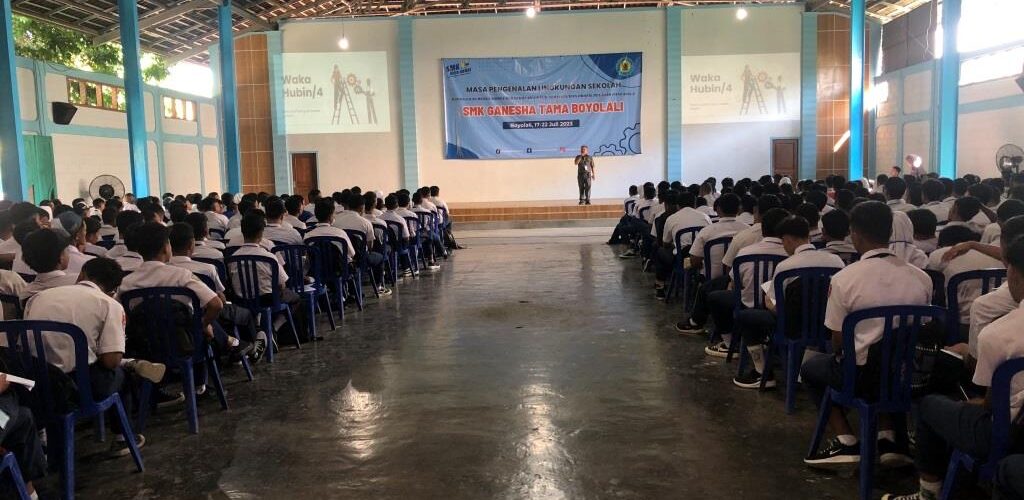 Masa Pengenalan Lingkungan Sekolah (MPLS) SMK Ganesha Tama Boyolali Hari Pertama