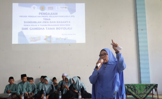 Guru Tamu Mapel P5 kelas X dengan Tema Bangunlah Jiwa Raganya
